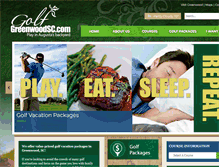 Tablet Screenshot of golfgreenwoodsc.com